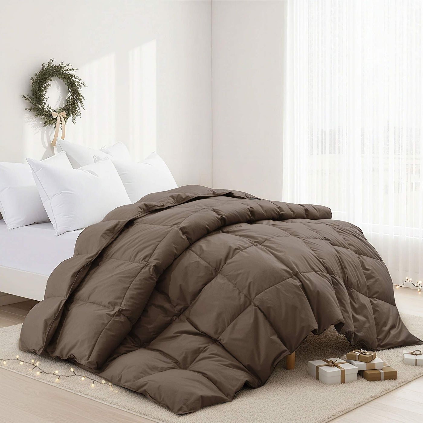 All Season Organic Cotton Down & Feather Comforter