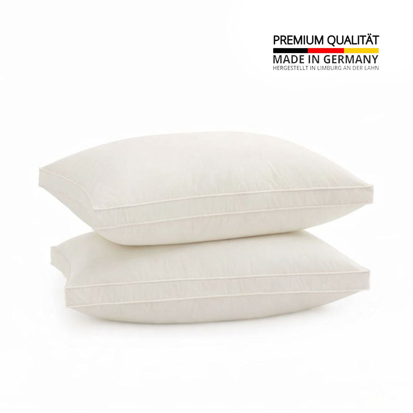 Made in Germany Organic Cotton Down Feather Pillows