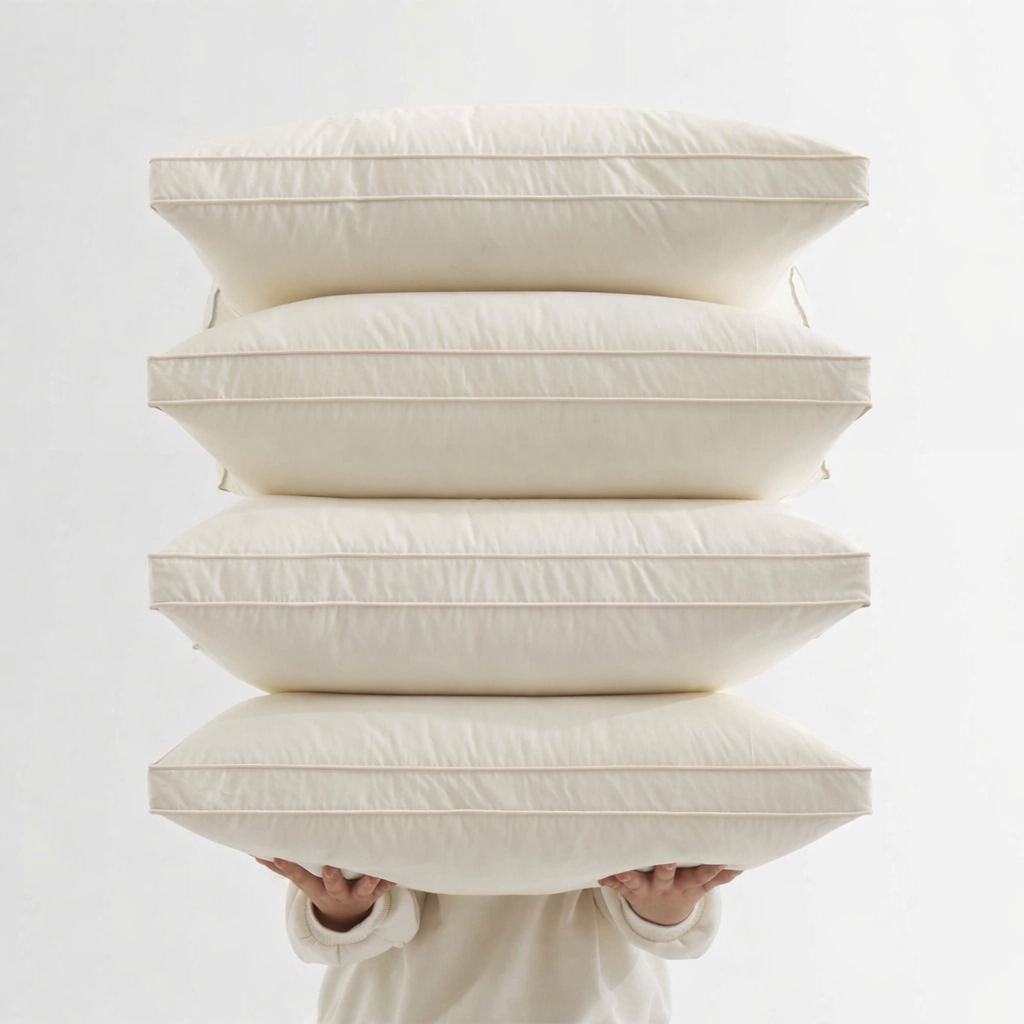 Made in Germany Organic Cotton Down Feather Pillows