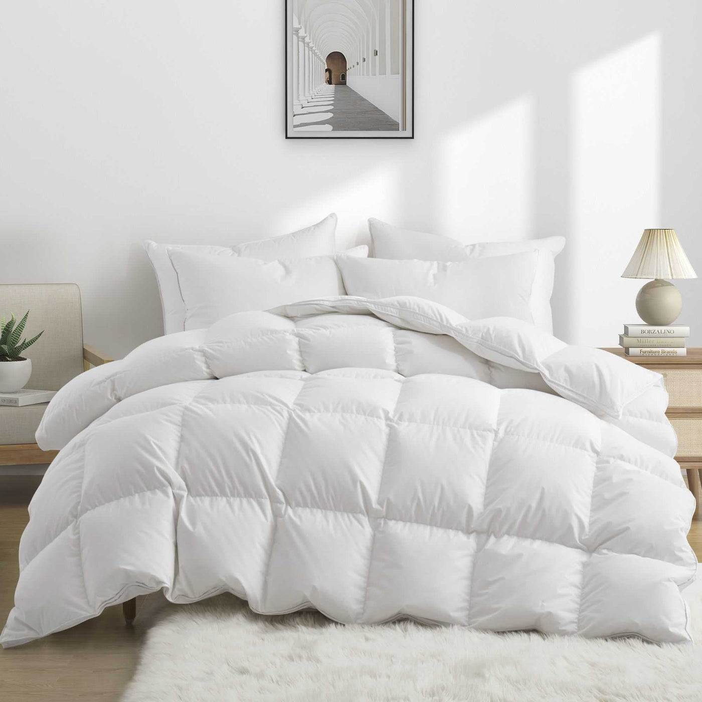 Made in Germany 800 Fill Power European White Down Comforter