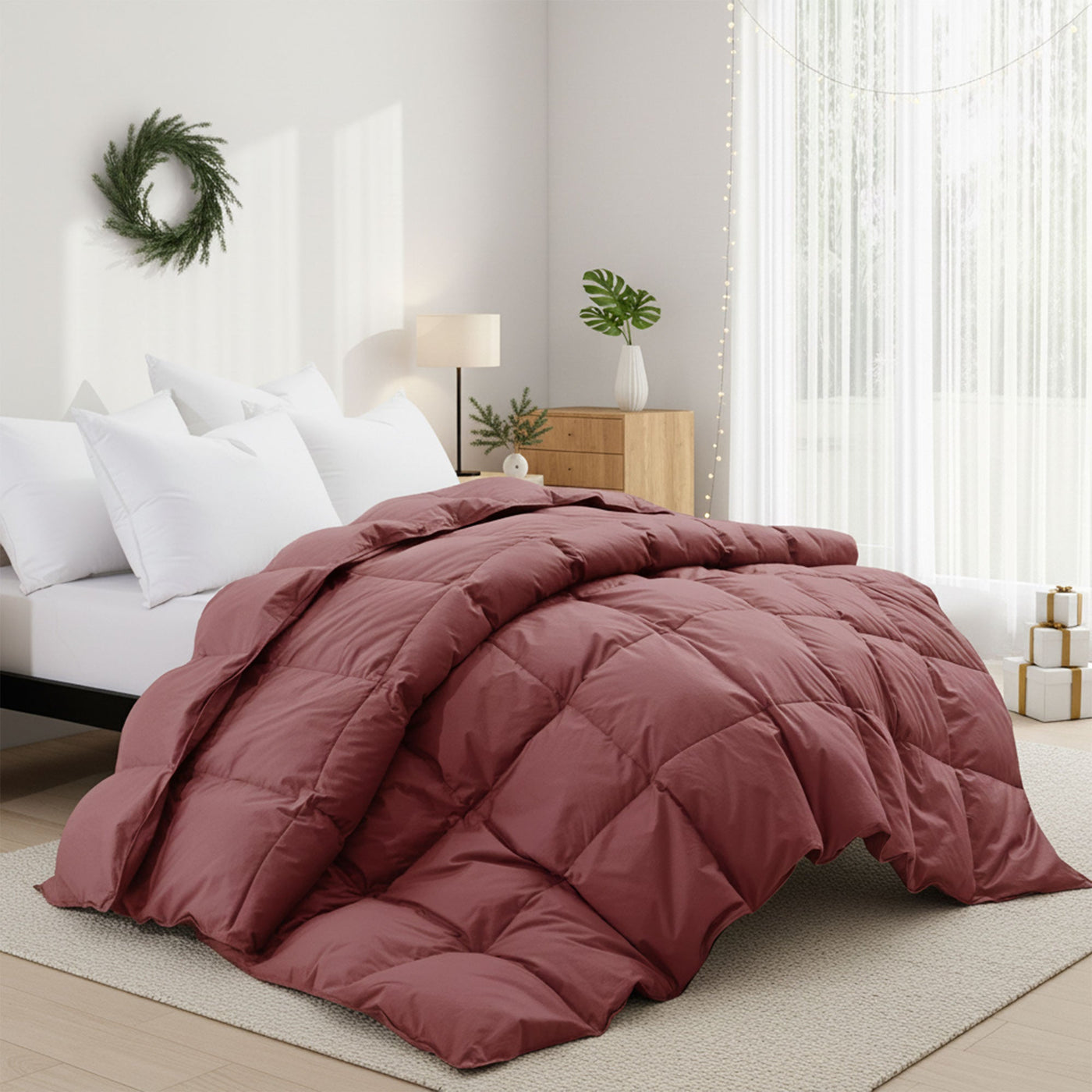 All Season Organic Cotton Down & Feather Comforter