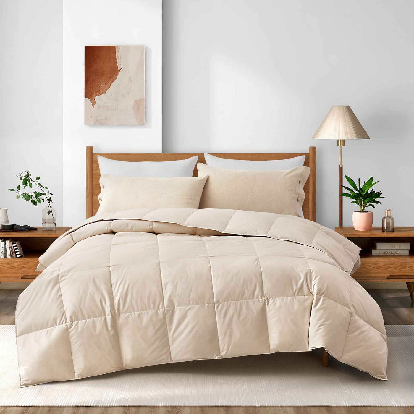 All Season Organic Cotton Comforter and Duvet Cover Set