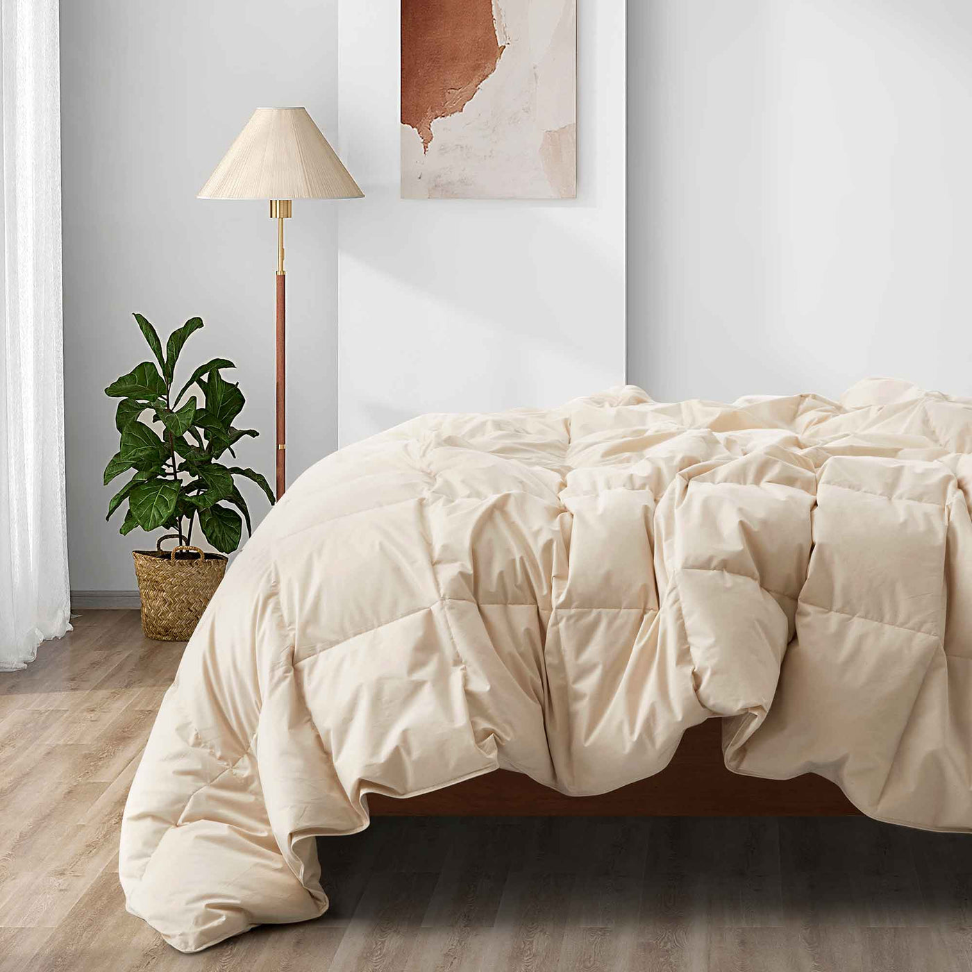All Season Organic Cotton Down & Feather Comforter