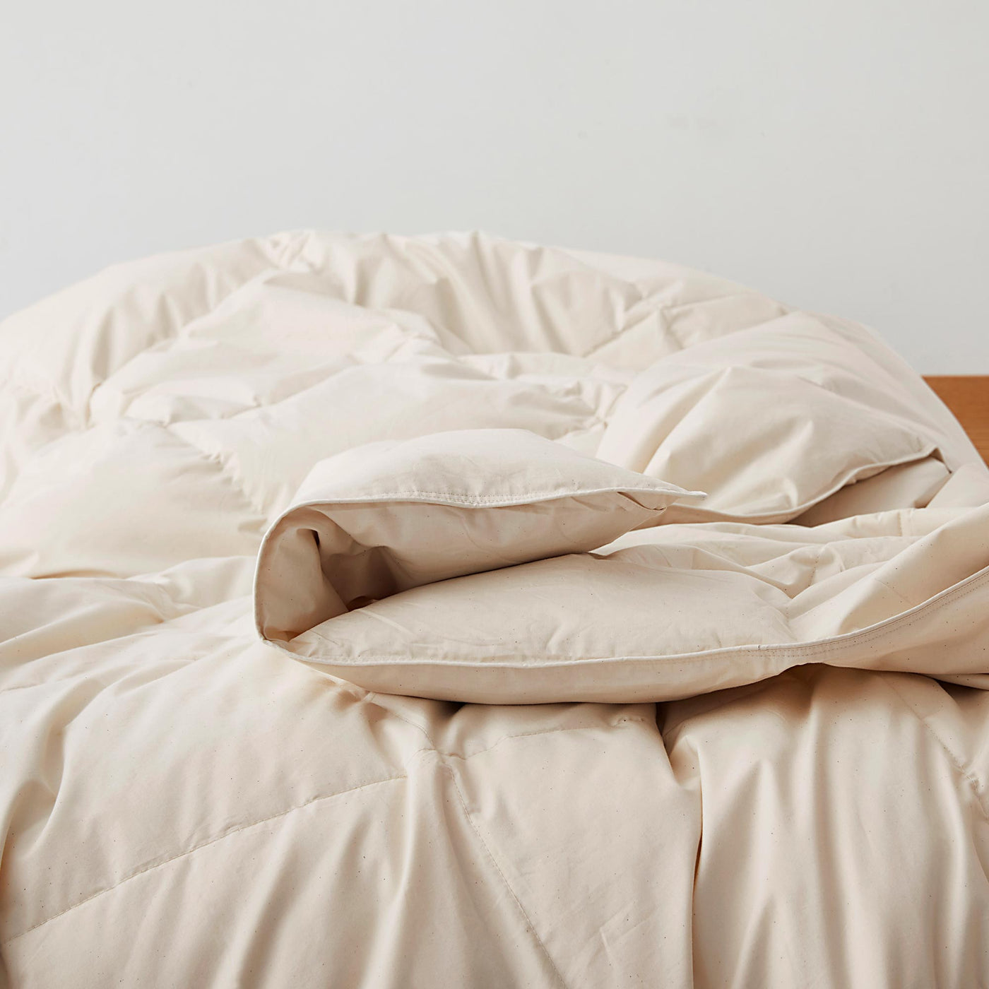 All Season Organic Cotton Down & Feather Comforter