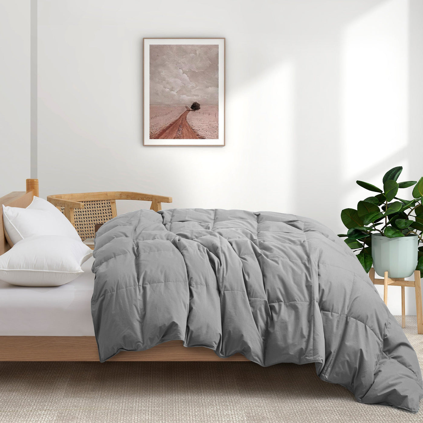 All Season Organic Cotton Down & Feather Comforter