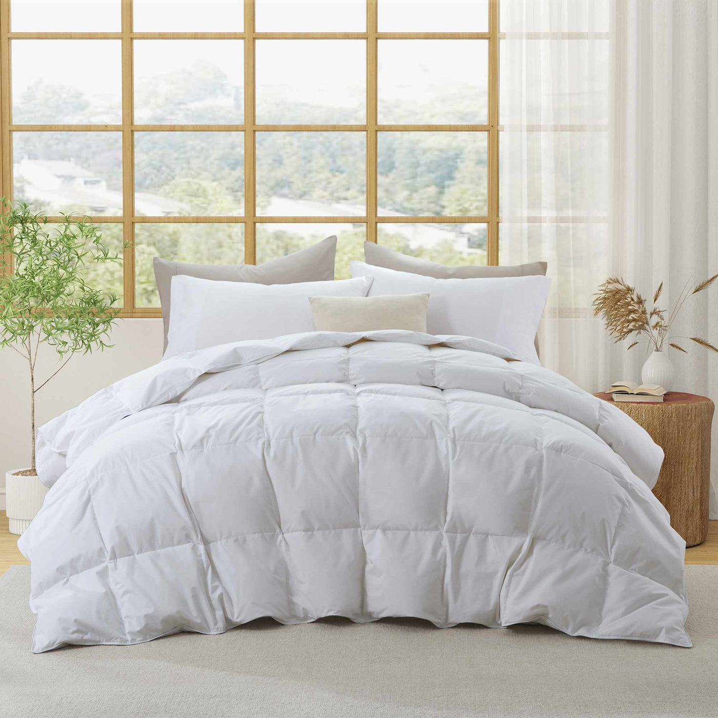 All Season Organic Cotton Down & Feather Comforter