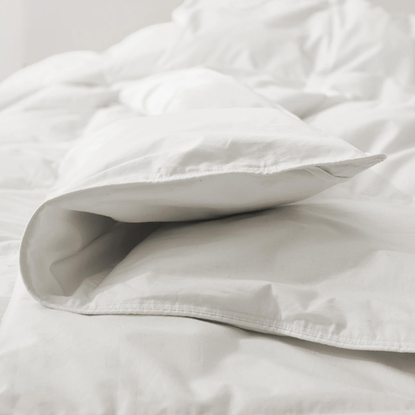 Lightweight Organic Cotton Down & Feather Comforter