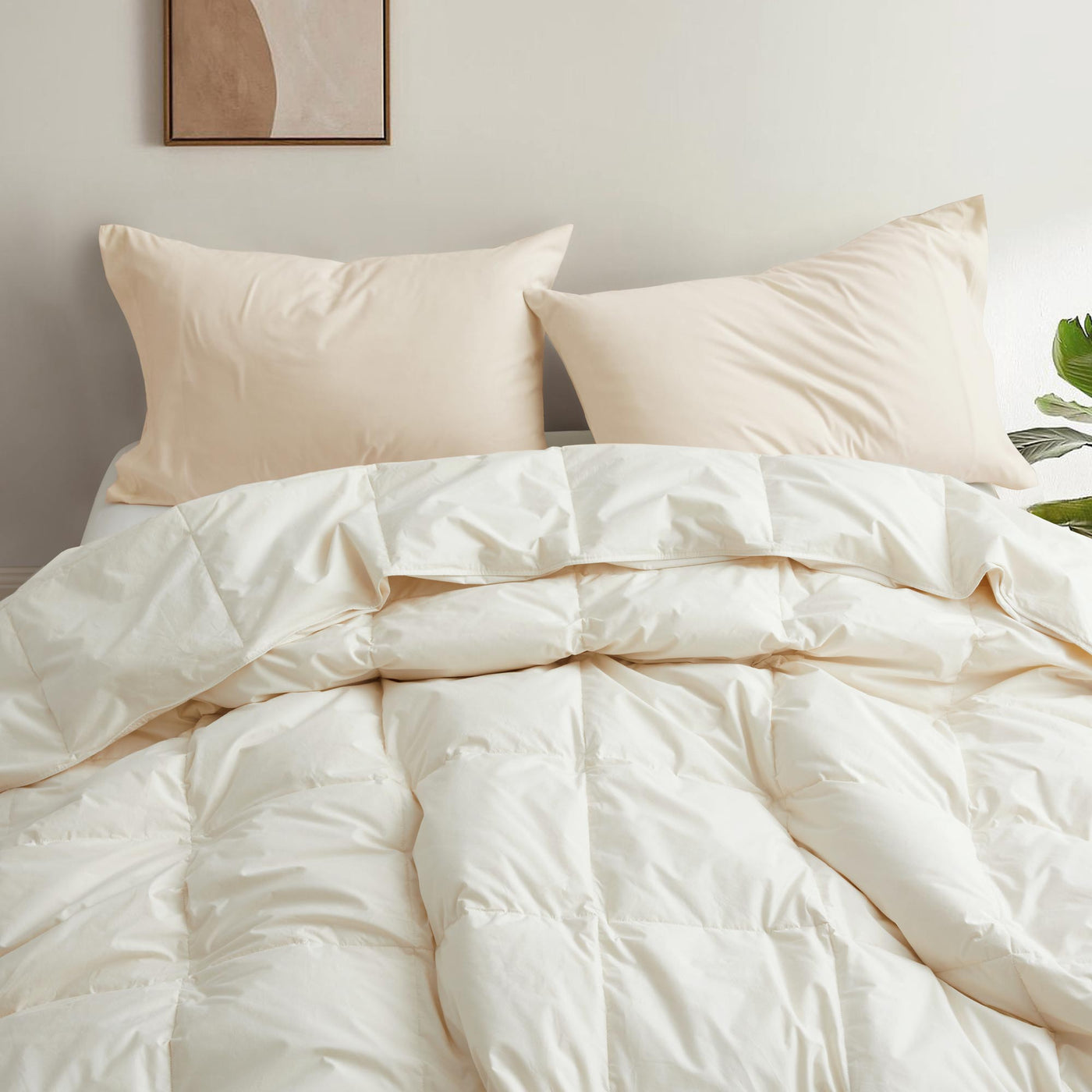 Lightweight Organic Cotton Down & Feather Comforter