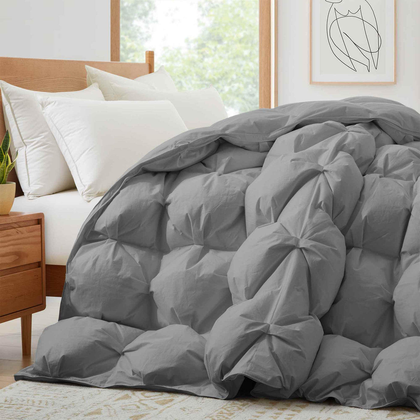 Puredown Luxury White Down Comforter