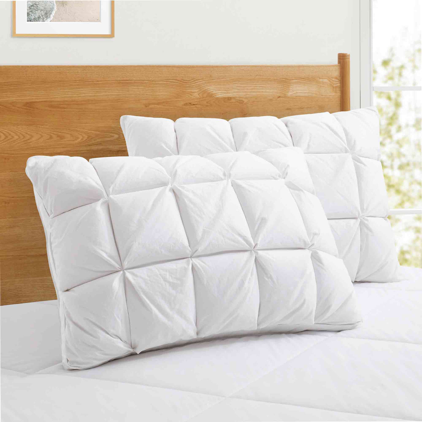 Luxury Puff Down Comforter & Pillow Bundle