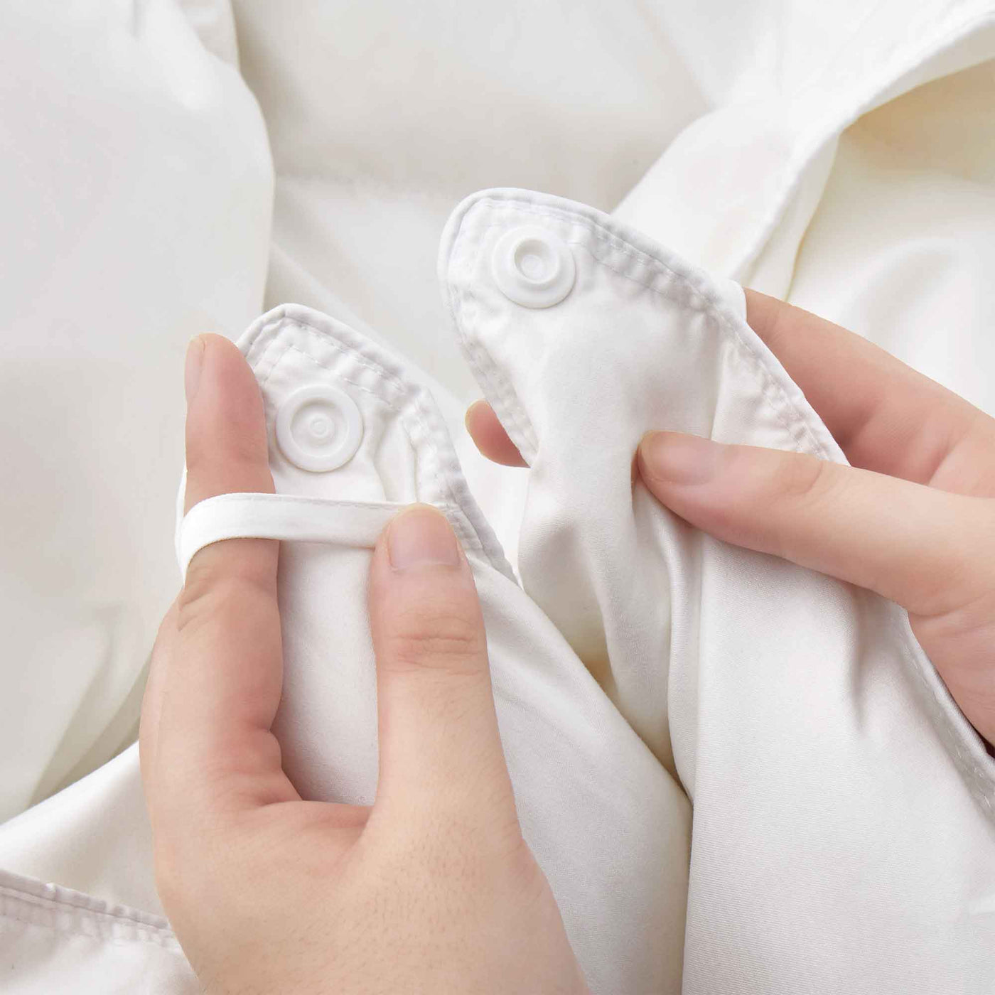 All-Season 3-in-1 Down Comforter, 90% White Down, 800 Fill Power, Snap-Together Layers, Lightweight to Winter Warmth, Breathable Cotton Shell