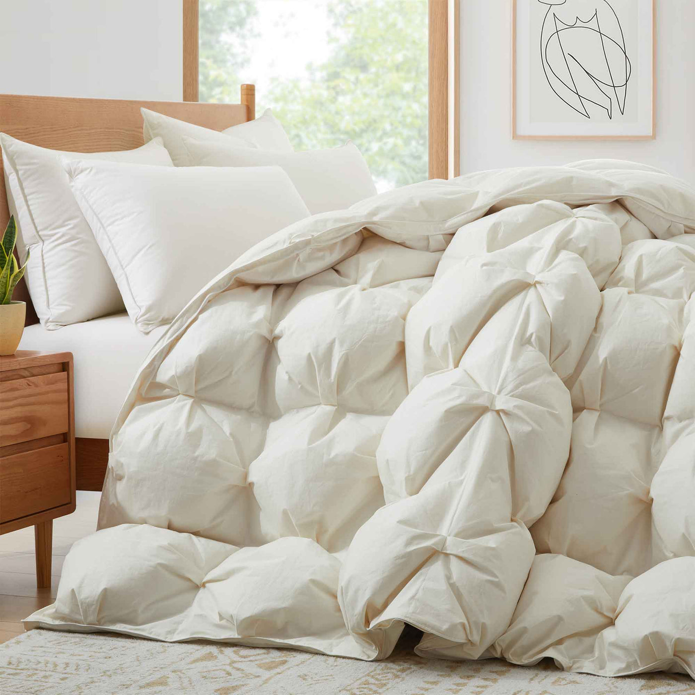 Puredown Luxury White Down Comforter