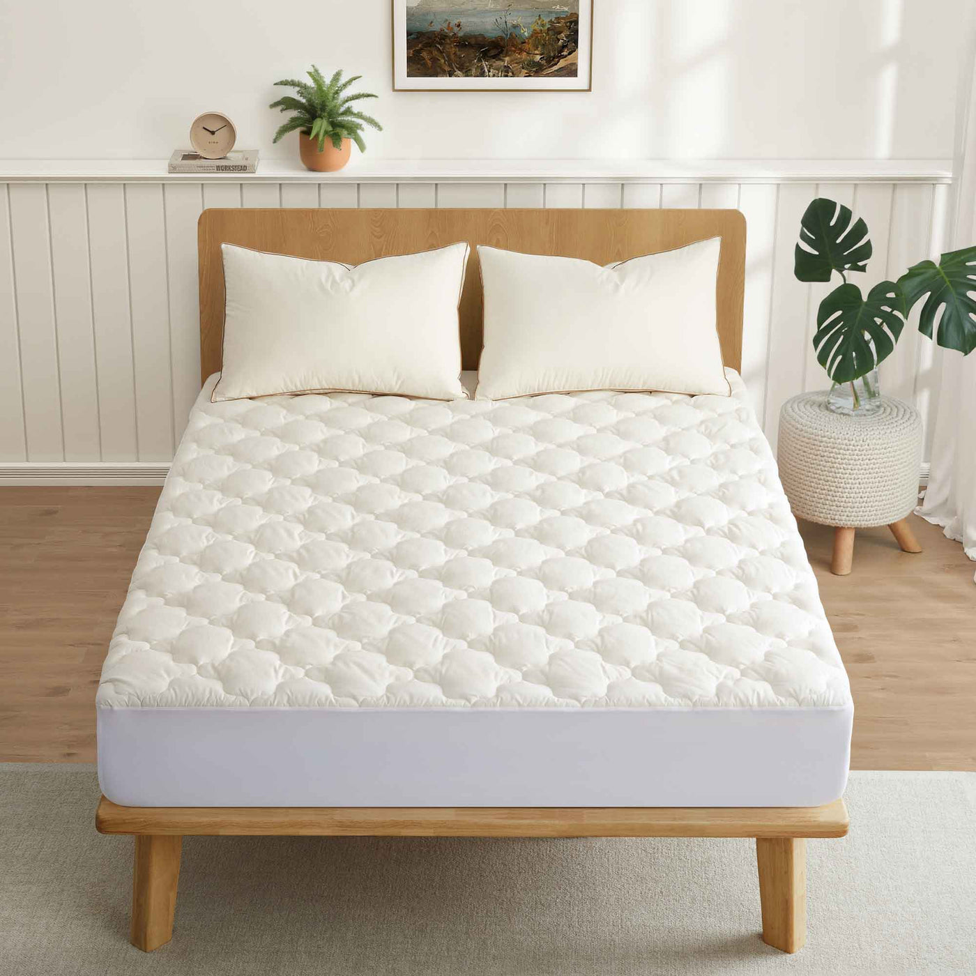 Organic Cotton Waterproof Mattress Pad