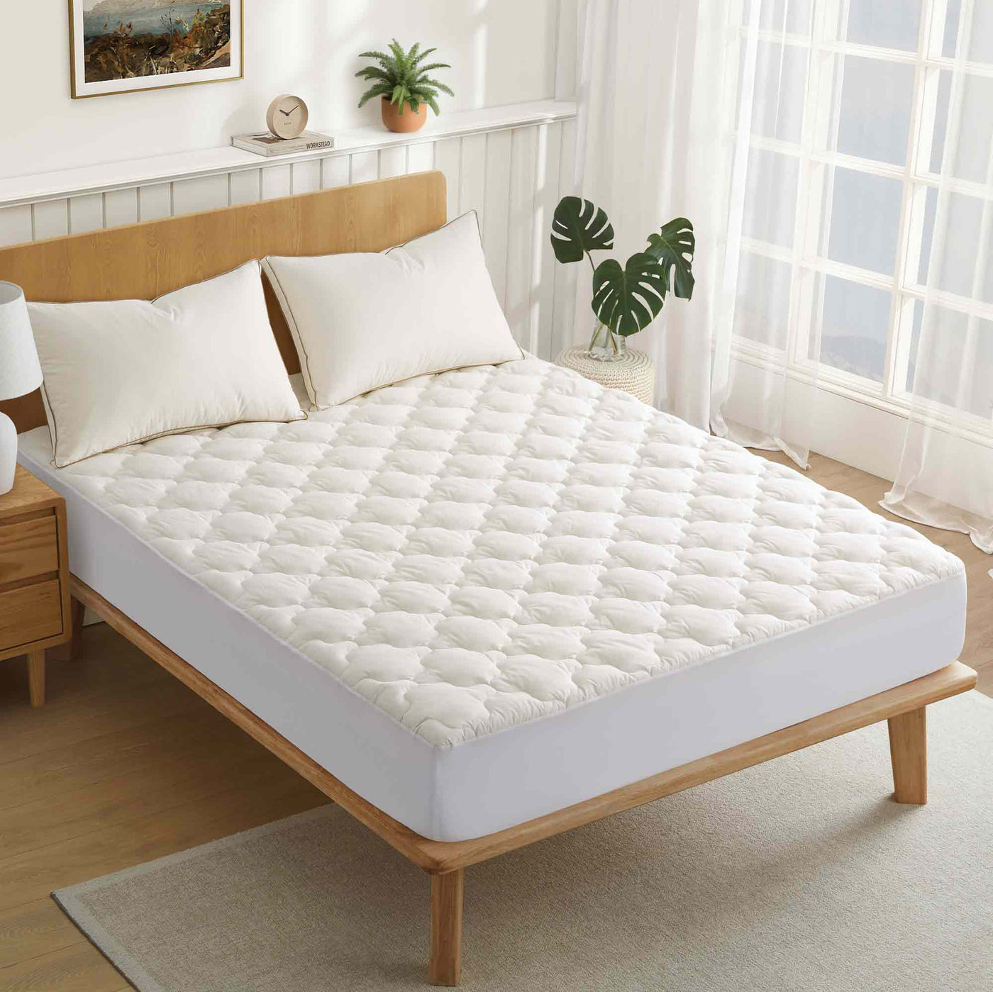 Organic Cotton Waterproof Mattress Pad