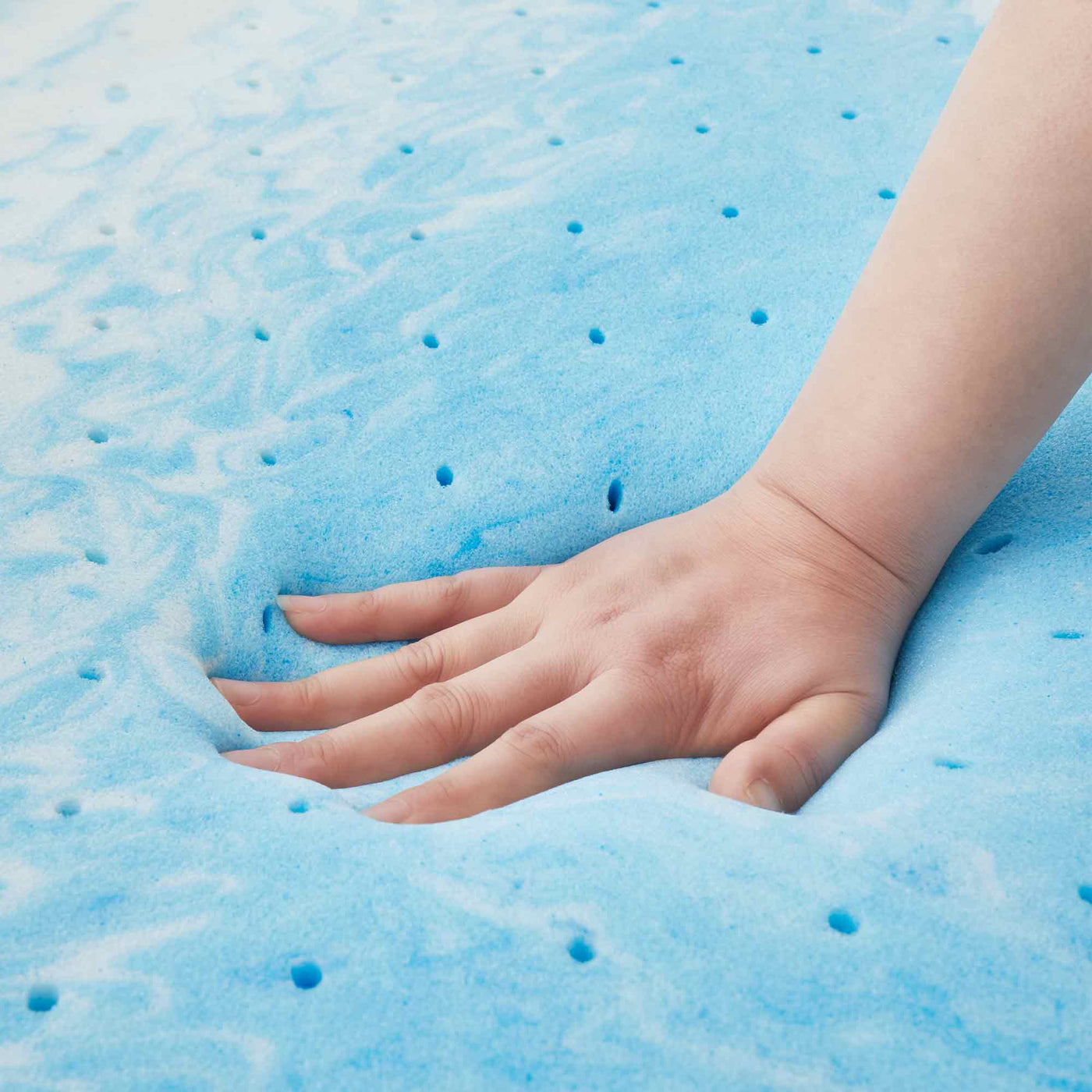 Organic Cotton Down Feather Memory Foam Mattress Topper