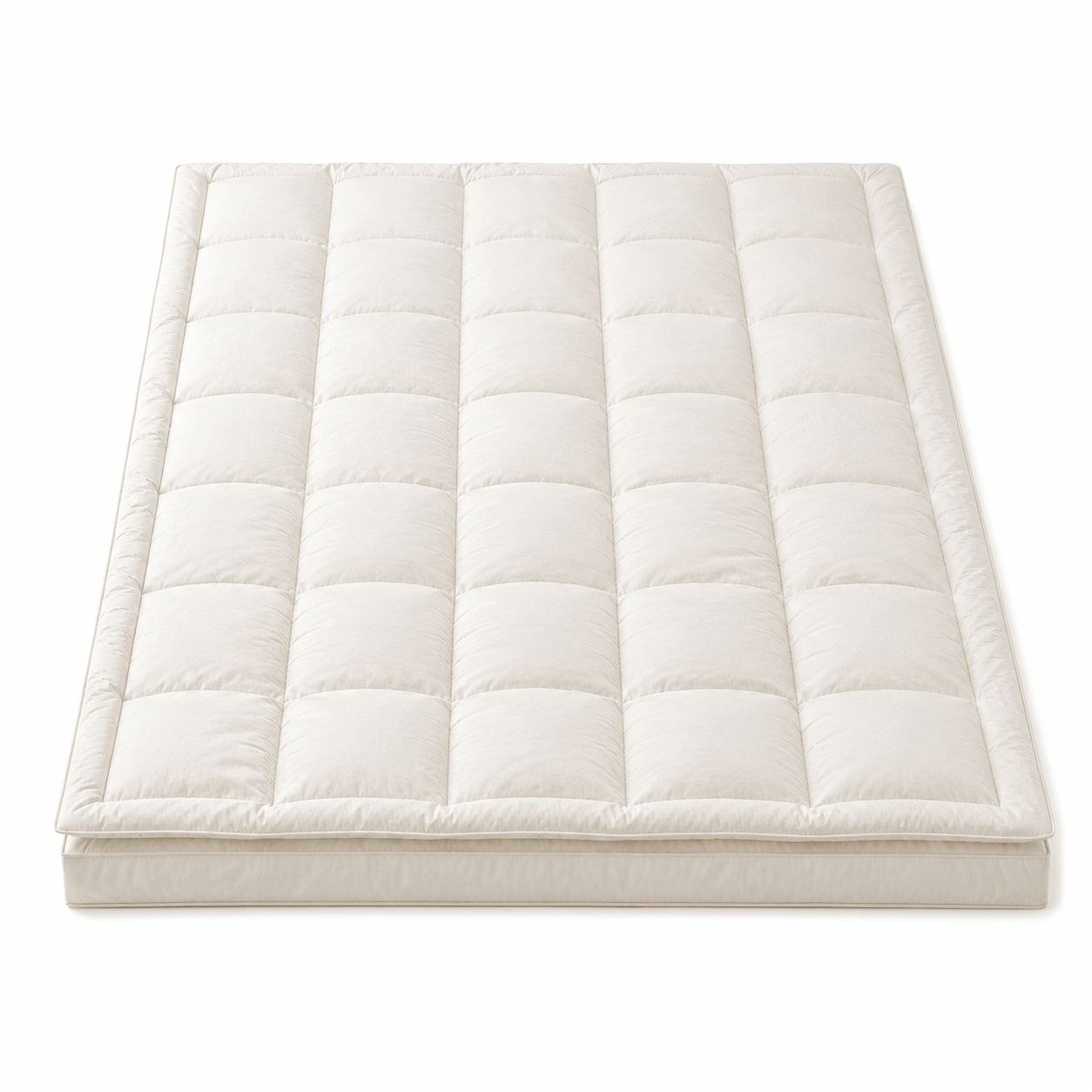 Organic Cotton Goose Feather Bed Mattress Topper