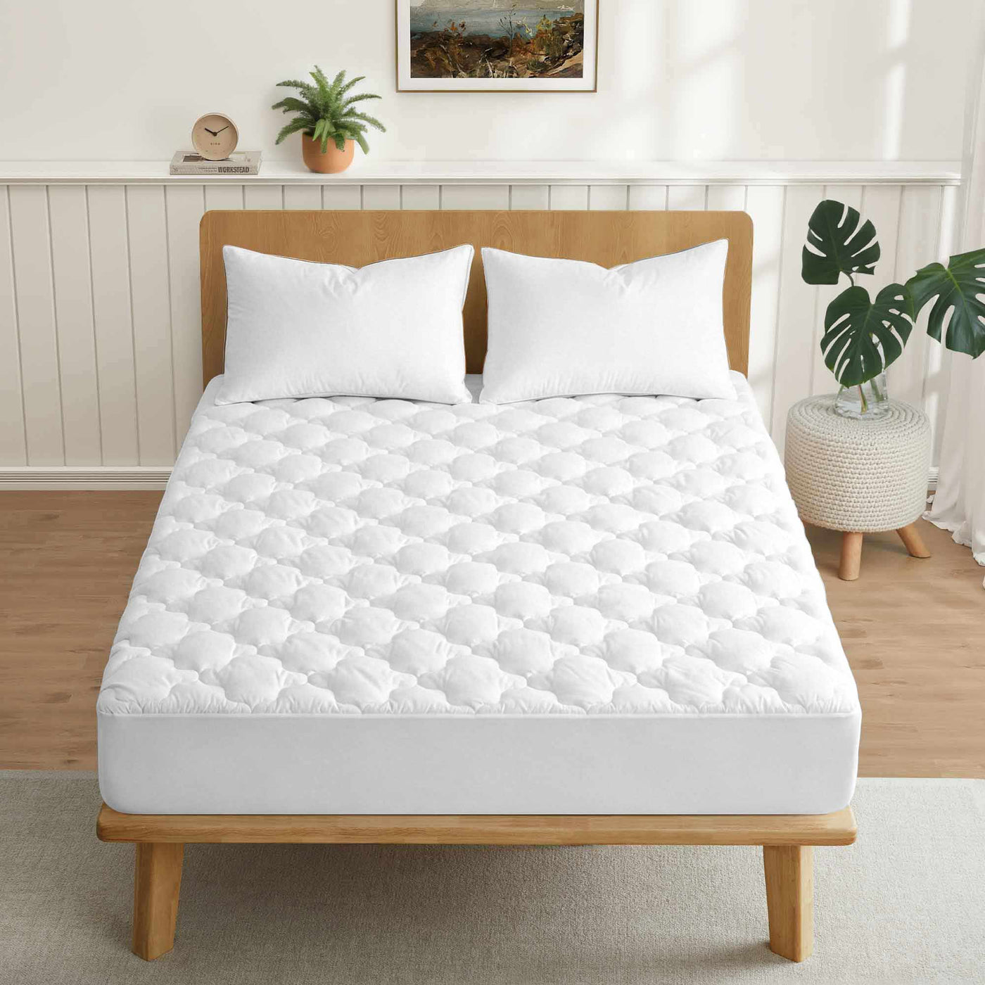Organic Cotton Waterproof Mattress Pad