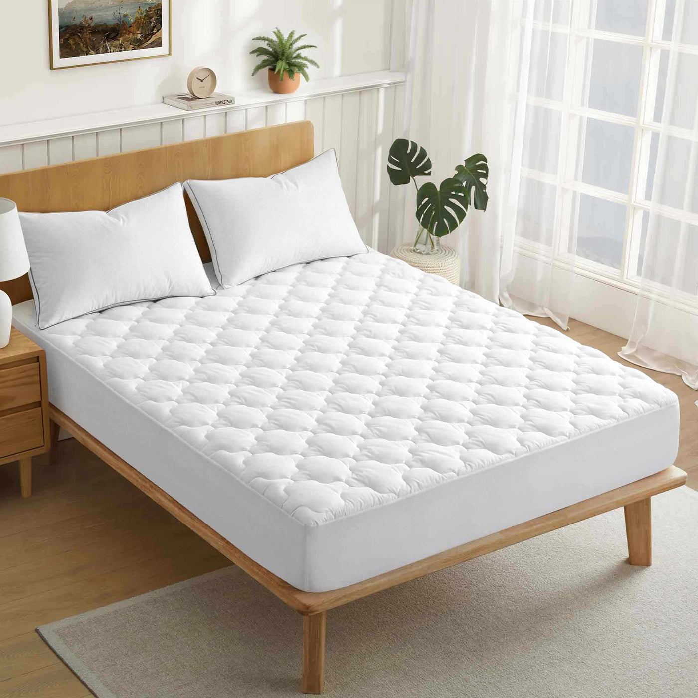 Organic Cotton Waterproof Mattress Pad