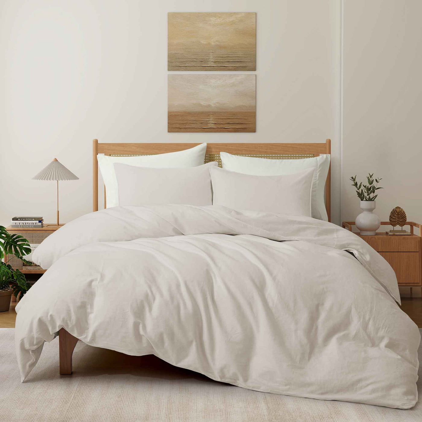 All Season Organic Cotton Comforter and Duvet Cover Set