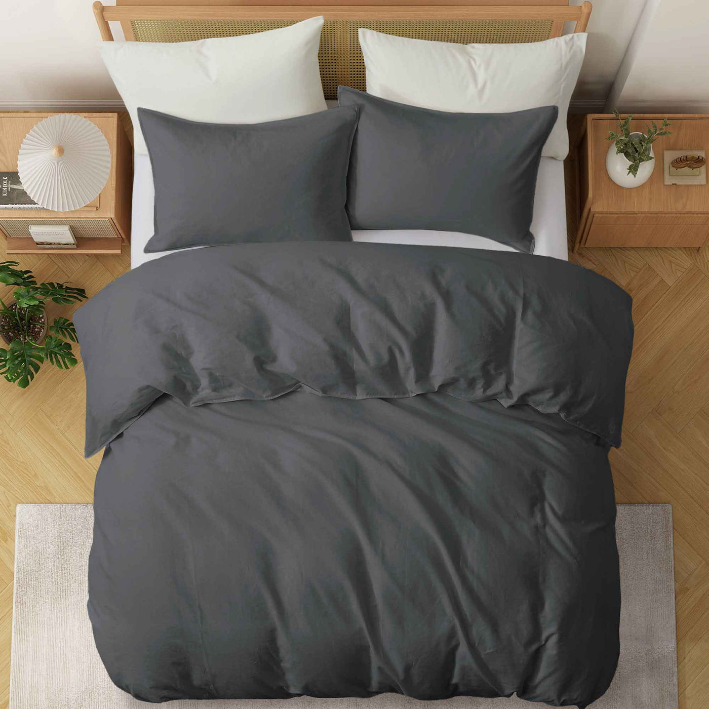 All Season Organic Cotton Comforter and Duvet Cover Set