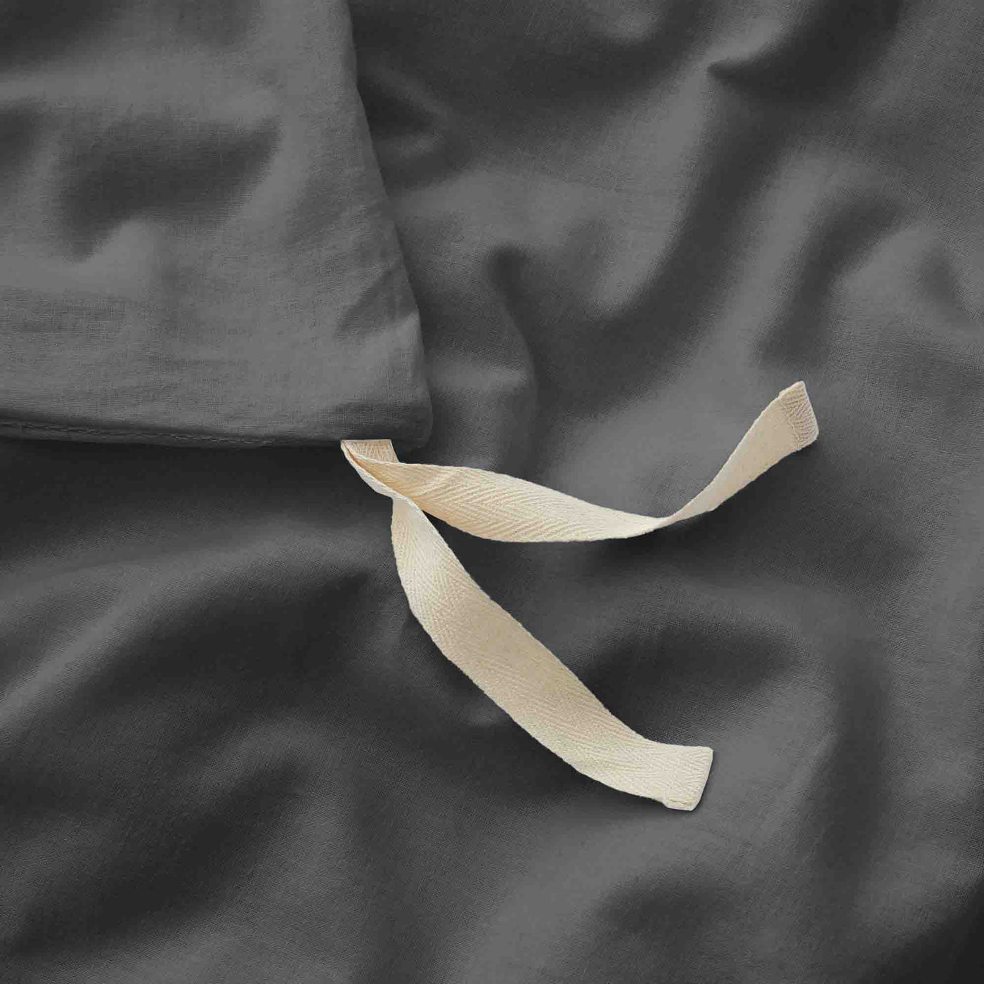 Linen Cotton Blend Duvet Cover Set with Pillowcases