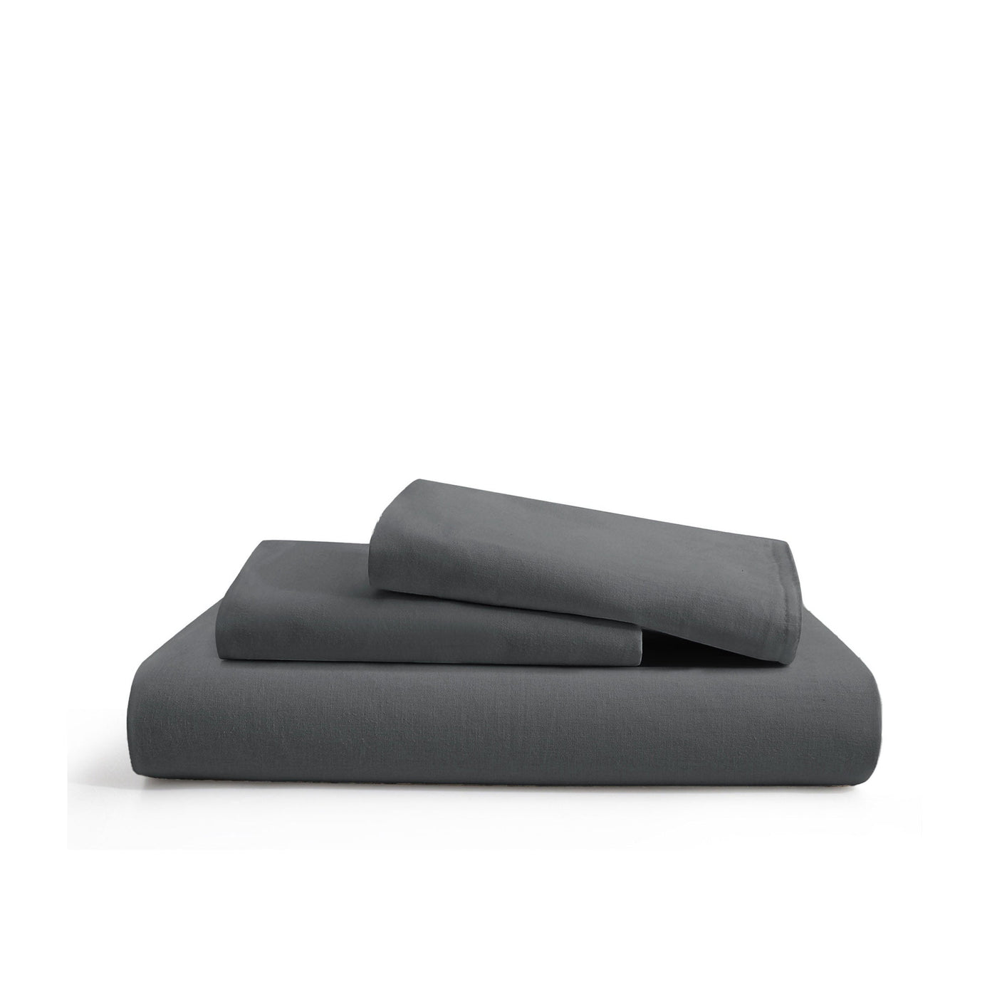 Linen Cotton Blend Duvet Cover Set with Pillowcases
