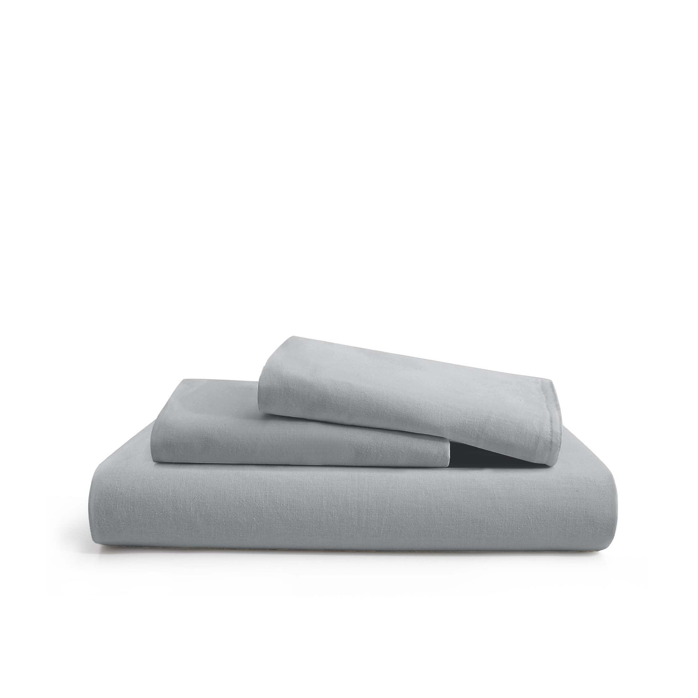 Linen Cotton Blend Duvet Cover Set with Pillowcases
