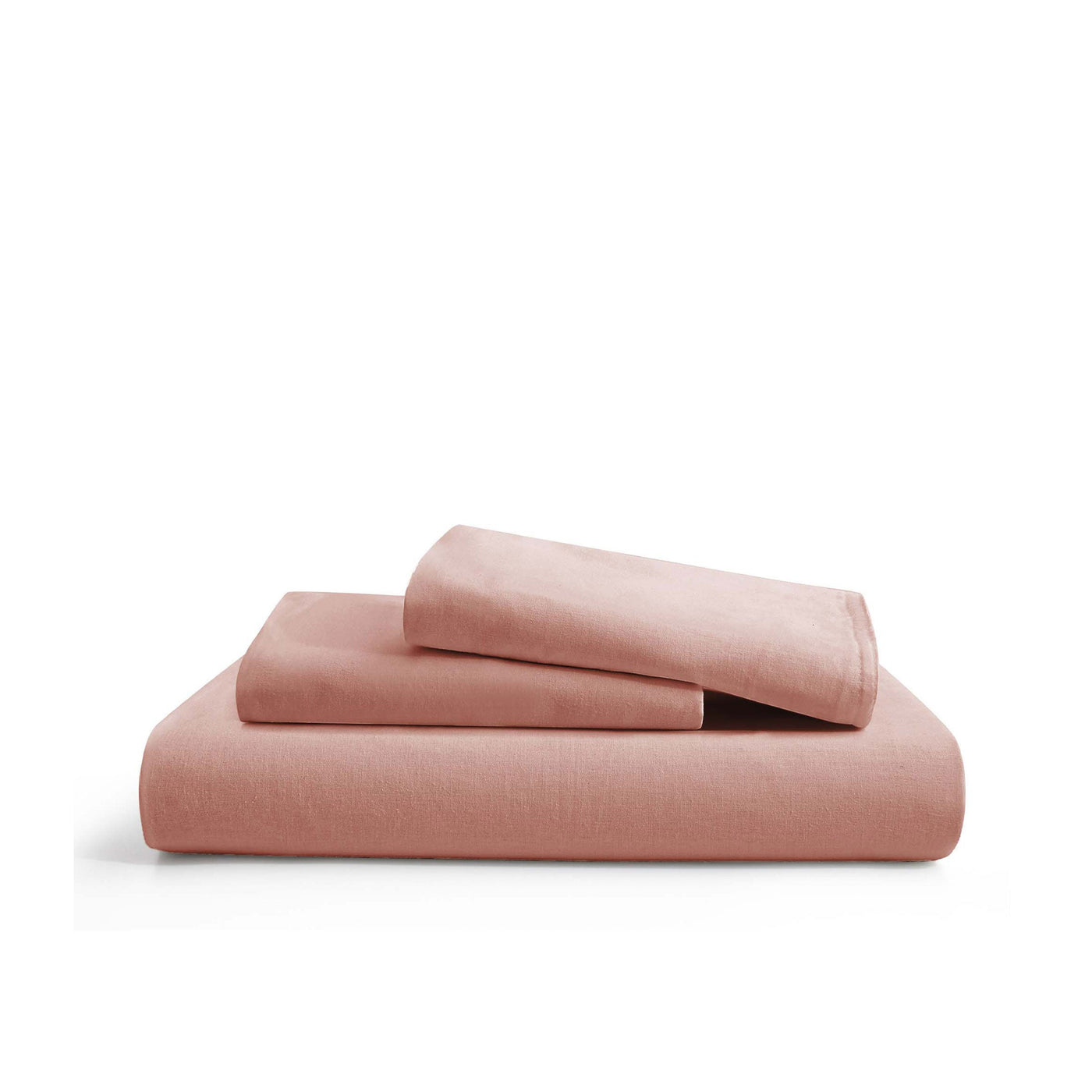 Linen Cotton Blend Duvet Cover Set with Pillowcases