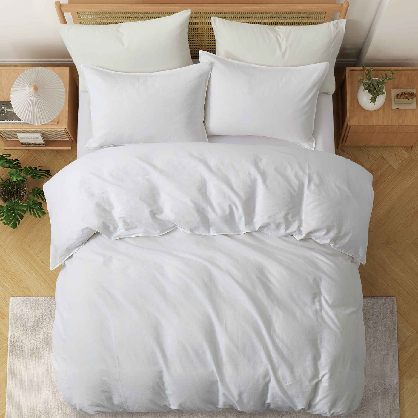 All Season Organic Cotton Comforter and Duvet Cover Set
