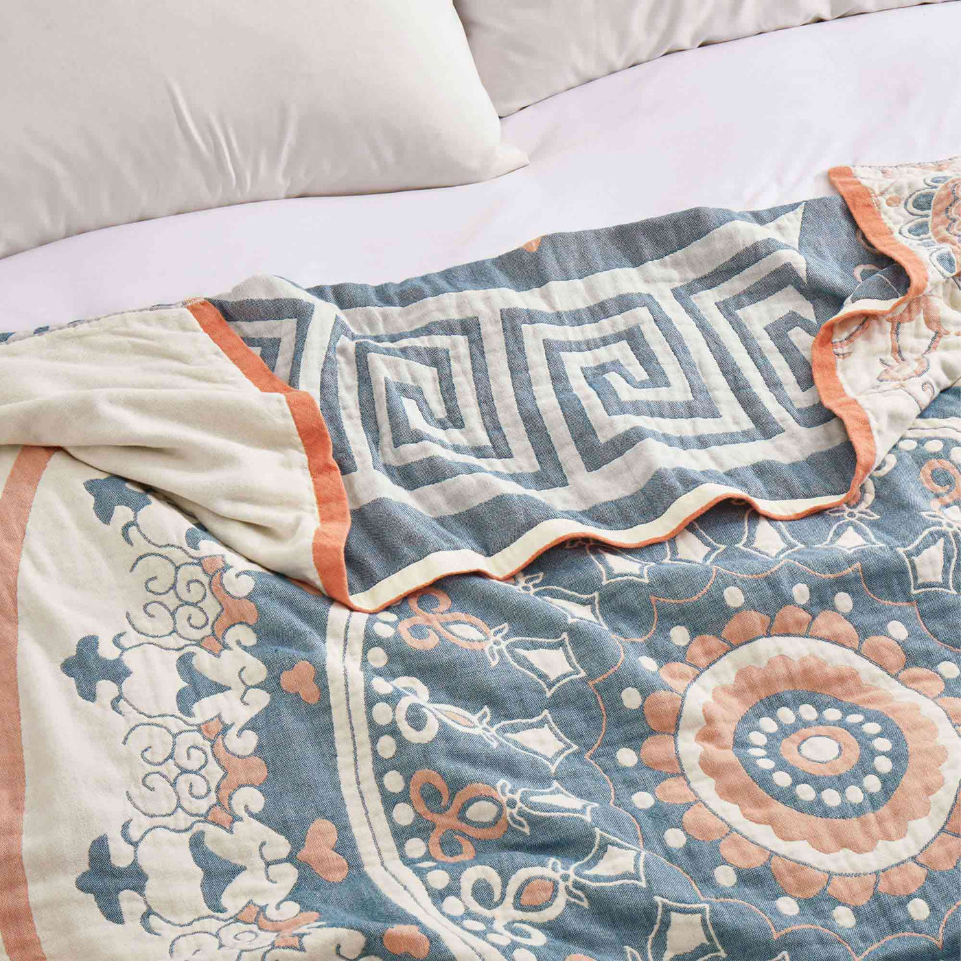 Boho Cotton Throw Blanket
