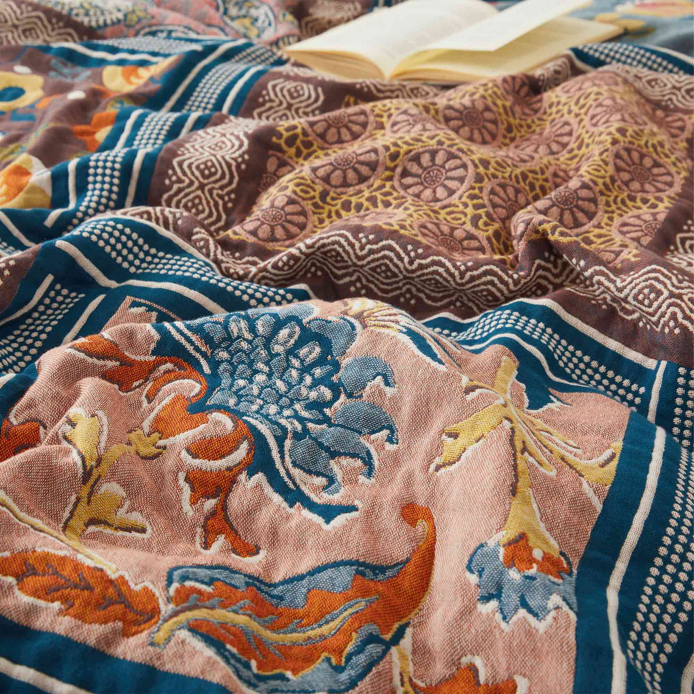 Boho Cotton Throw Blanket
