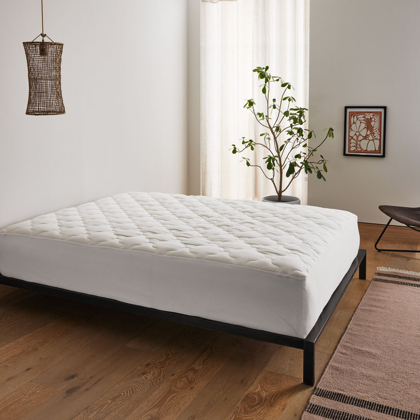 Organic Cotton Waterproof Mattress Pad