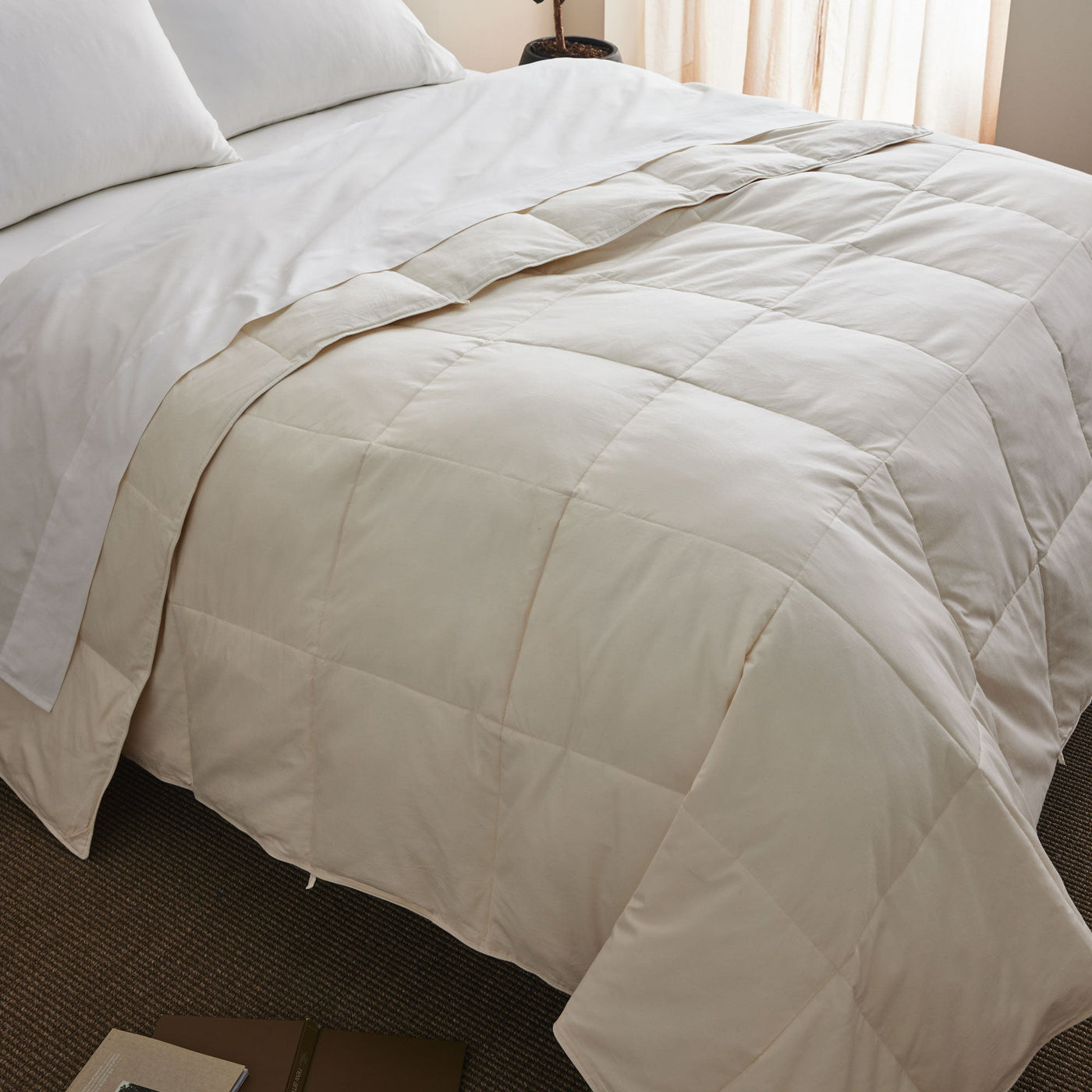 All Season Organic Cotton Down & Feather Comforter