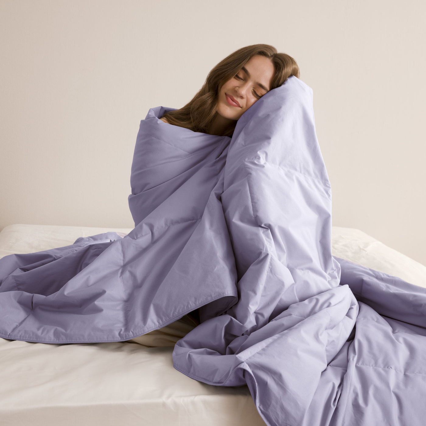 Lightweight Organic Cotton Down & Feather Comforter