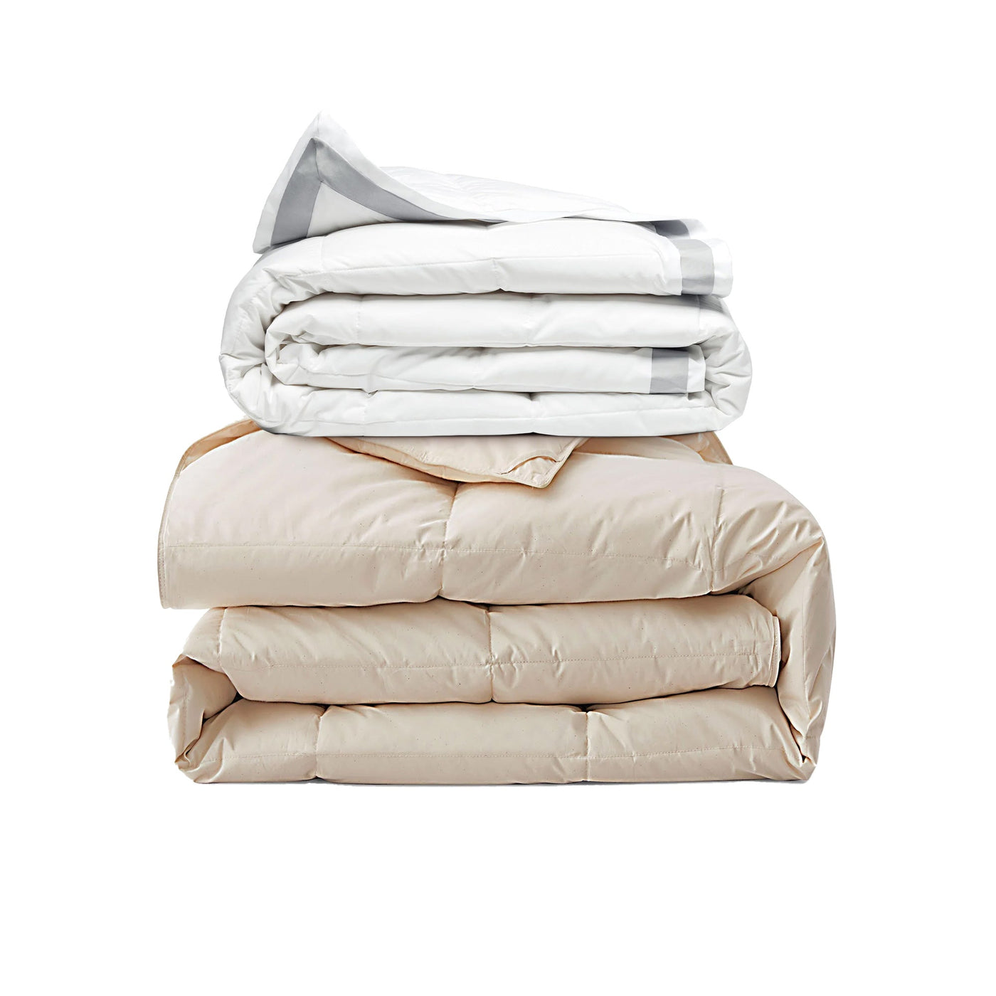 All Season Organic Cotton Comforter and Blanket Bundle