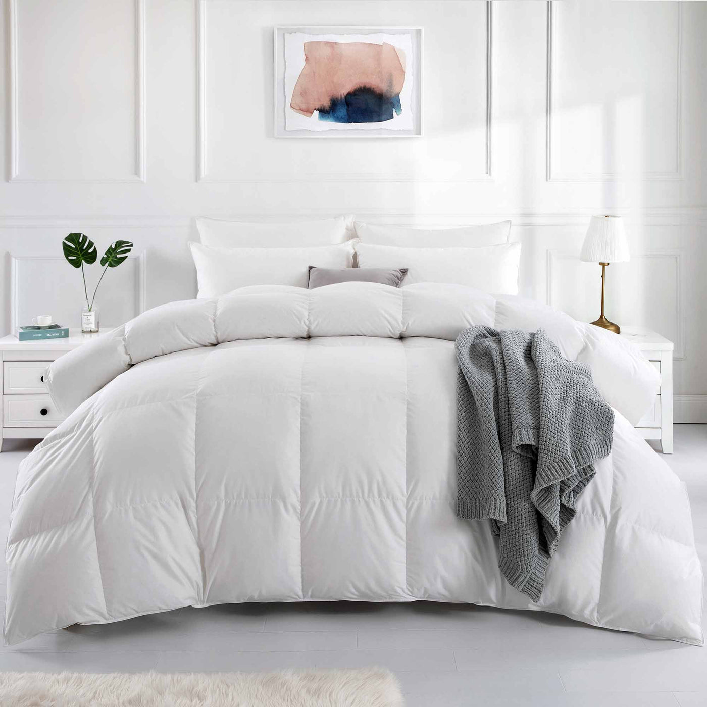 Puredown Luxury White Down Comforter