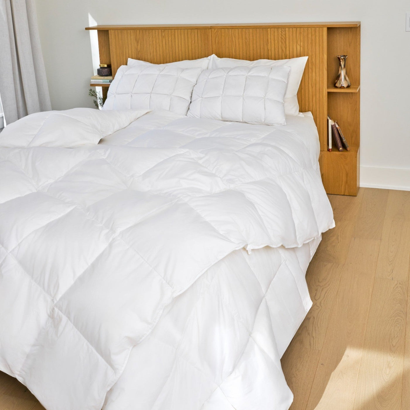 All-Season 3-in-1 Down Comforter, 90% White Down, 800 Fill Power, Snap-Together Layers, Lightweight to Winter Warmth, Breathable Cotton Shell